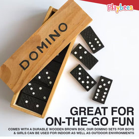 Playbees dominoes set suits teens and adults for relaxed social play.