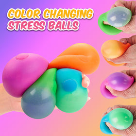 Playbees elastic sensory ball close-up shows stretch and resilience.