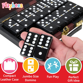 Playbees jumbo dominoes with easy grip for kids and adults