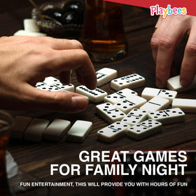 Playbees jumbo dominoes spread on table ready for play