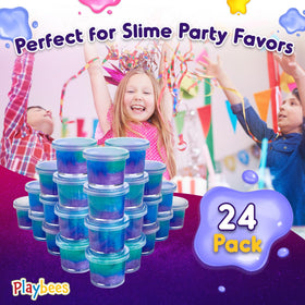 Playbees Mini Galaxy Slime party favors brighten goodie bags with mini slime fun.