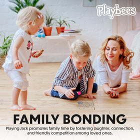 Playbees portable-jacks-game-pack highlights on-the-go fun indoors or outdoors.