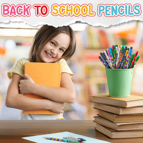Playbees HB2 pencils offer a comfortable grip for long writing sessions.