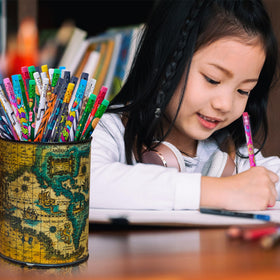 Playbees 144-piece set ideal for school projects and assignments.