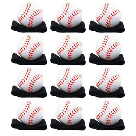 Playbees reactive baseball with elastic cord secures practice in small yards.