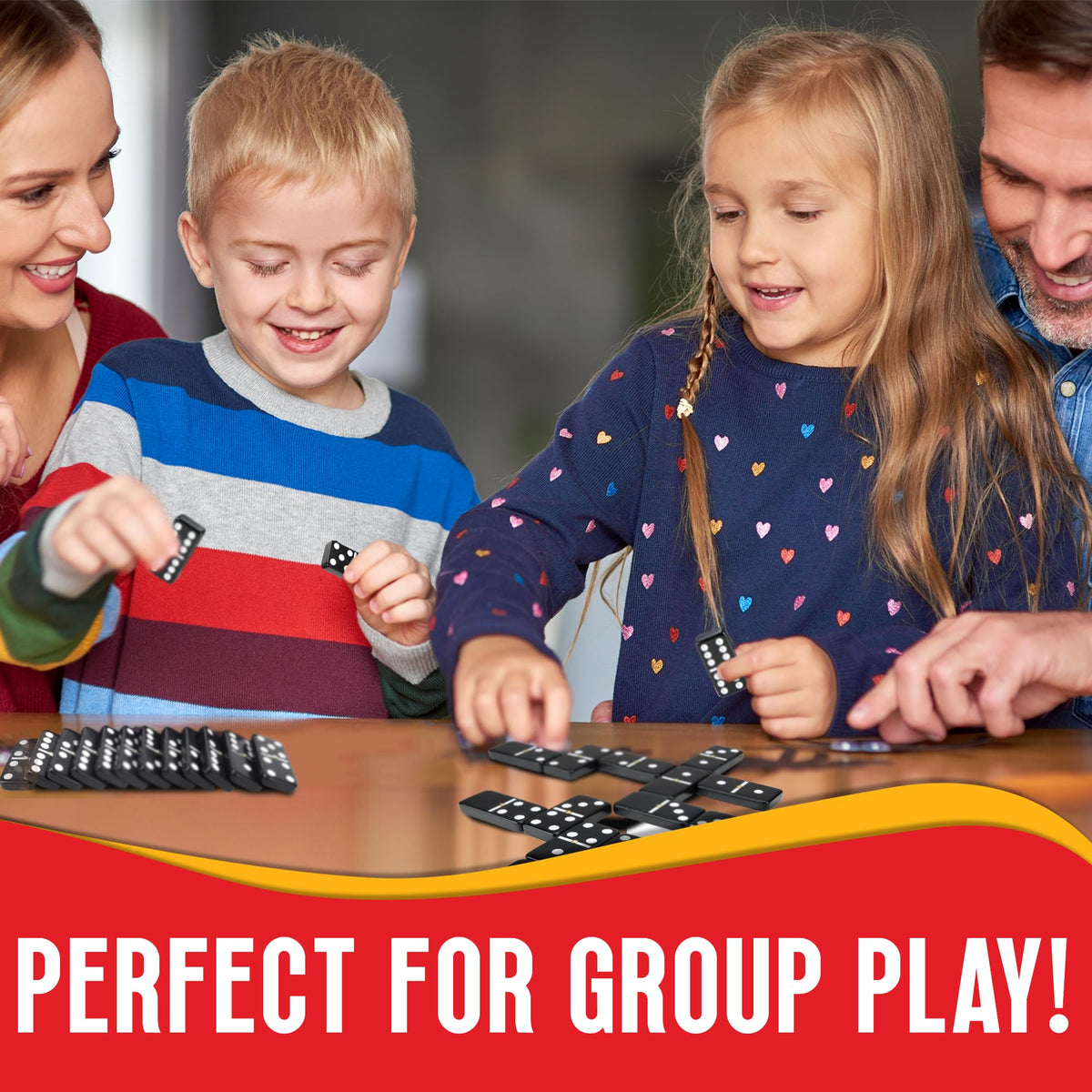 Playbees travel-friendly dominoes kit for on the go game nights