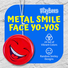 Playbees Yoyo showcasing a colorful metal body ideal for kids' celebrations.