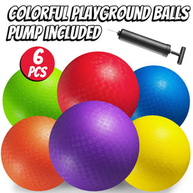 PlayBolt blue 10-inch kickball for energetic school recess and gym games