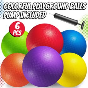 PlayBolt 8.5-inch orange playground ball ideal for backyard games and drills.
