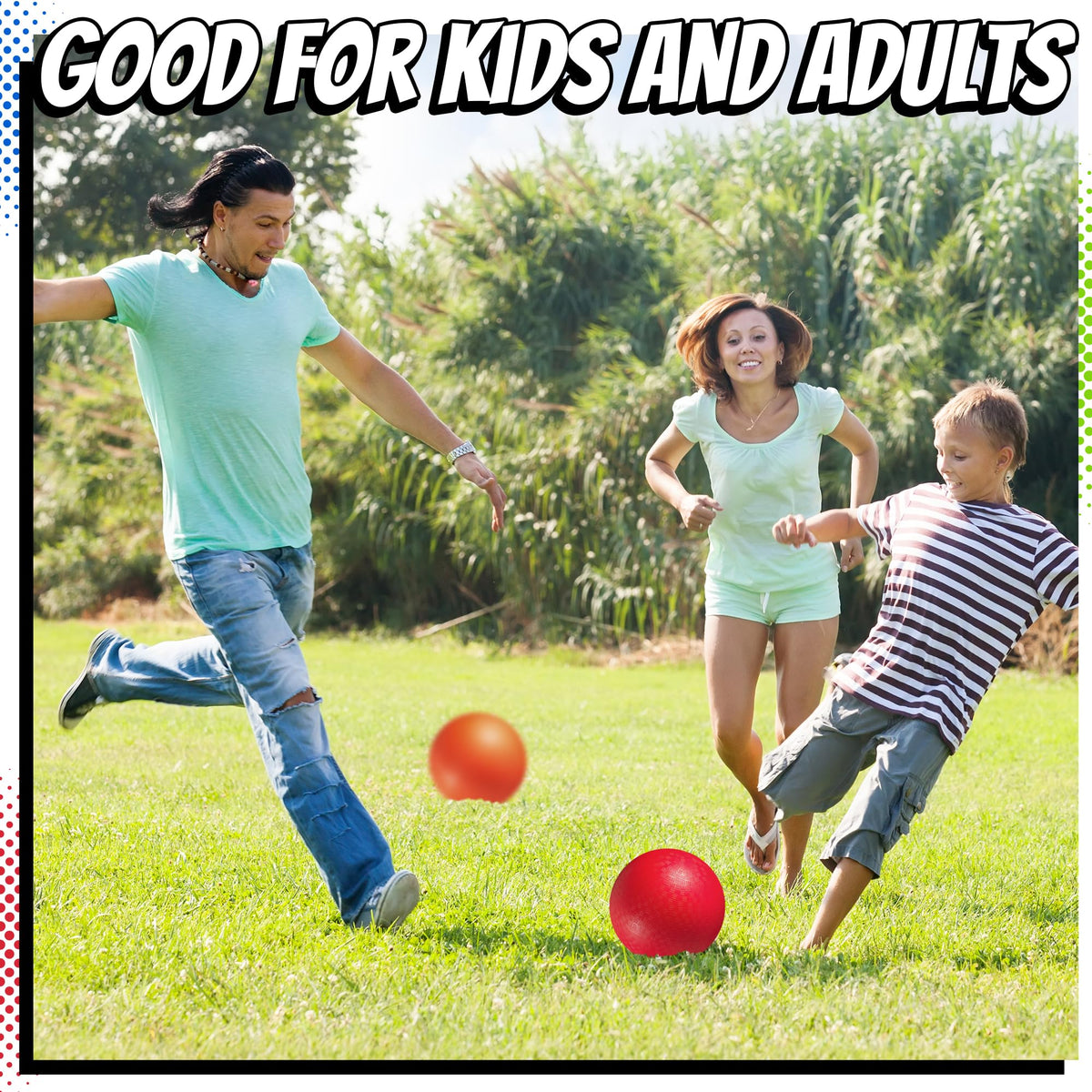 PlayBolt balls in action during a group game, indoors or outdoors.