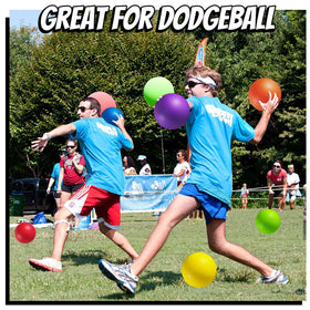 PlayBolt versatile 10-inch kickball for kickball, dodgeball, and four-square play