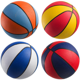 PlayBolt 7 inch mini basketball for pool play and easy grip.