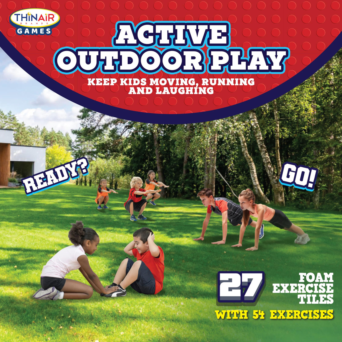 Playful Minds Backyard Field Day kids playing: joyful outdoor exercise for families.