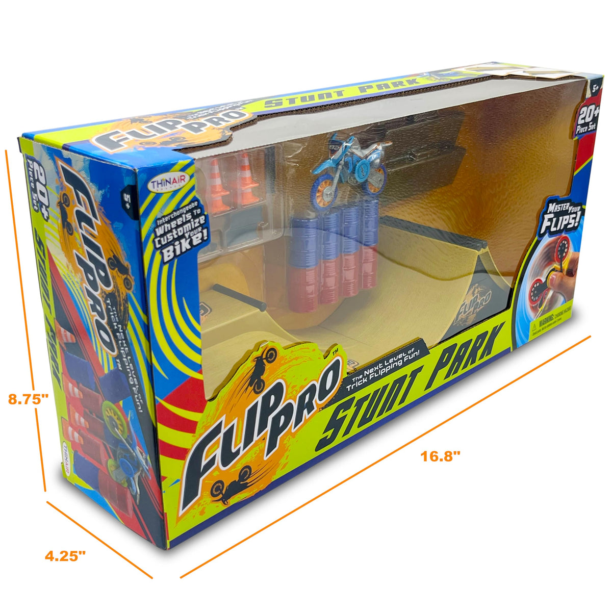 Playful Minds four ramps set for creating dynamic stunt routes