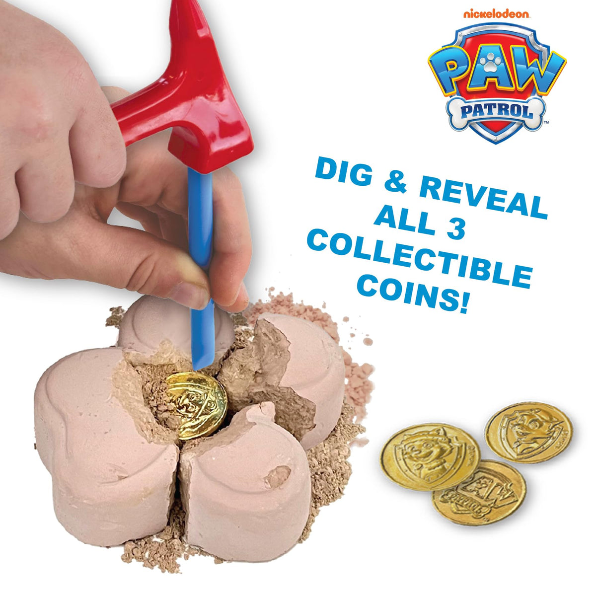 Collectible coin designs from Playful Minds PAW Patrol kit