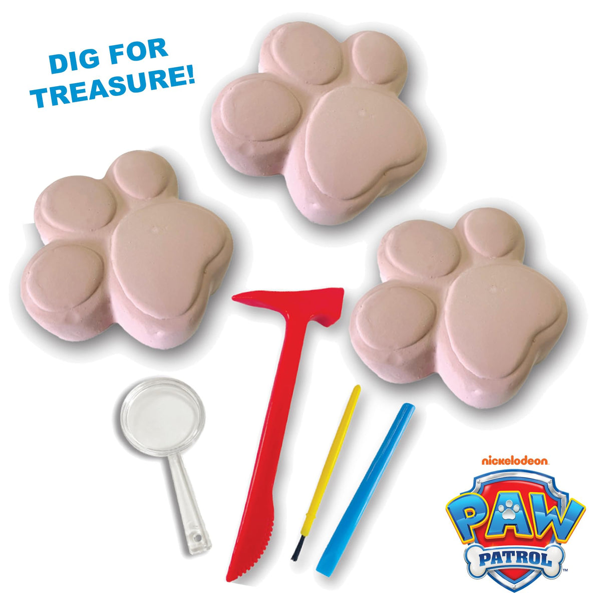 Chisel included in Playful Minds PAW Patrol dig kit for precise digging