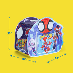 Durable, lightweight materials withstand hours of indoor or outdoor play.