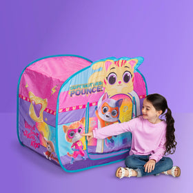 Playhut SuperKitties Purr N Play Playhouse imaginative scene for little heroes.