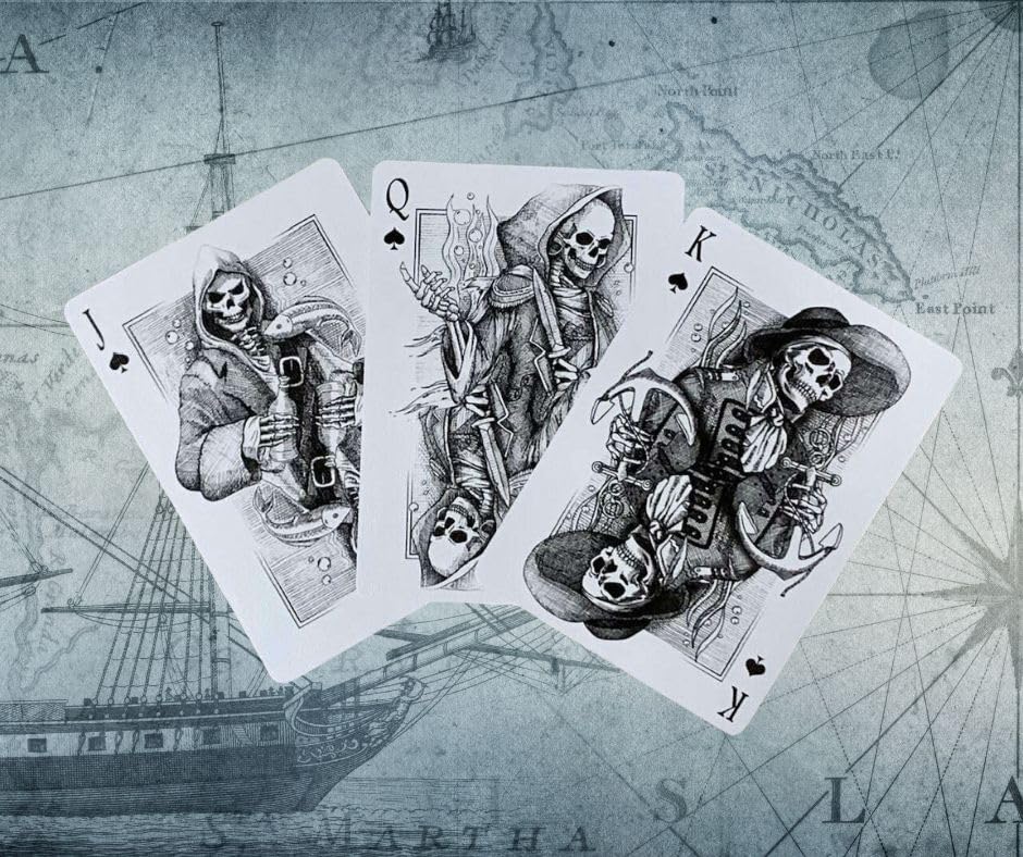 Neptune's Graveyard Bicycle back by PLAYING CARD DECKS.COM, premium handling for smooth play.