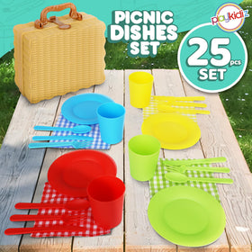 Playkidiz colorful pieces promote sharing and social pretend picnics during playtime.