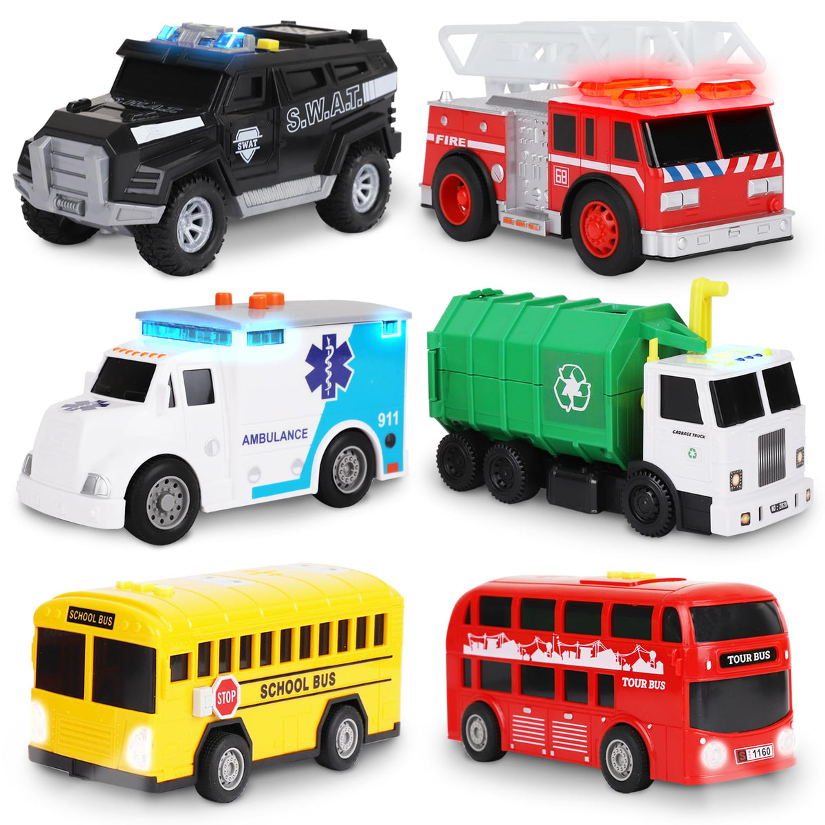 Playkidiz fire truck with lights and sounds inspires brave rescue play