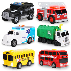 Playkidiz fire truck with lights and sounds inspires brave rescue play