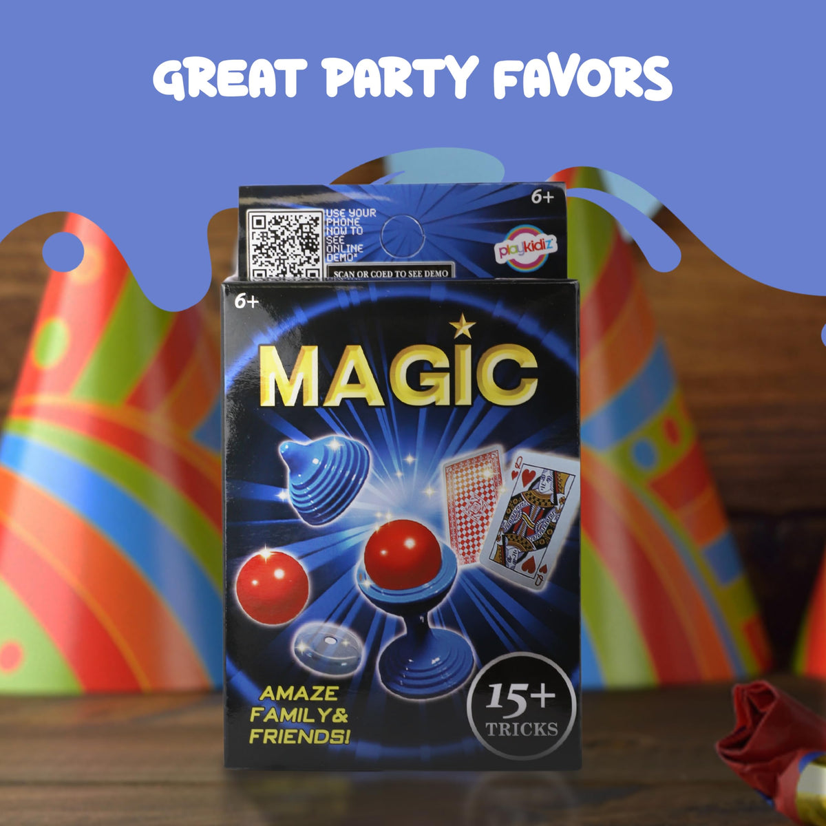 Playkidz high-quality-magic-accessories ensure durable, safe props for everyday play.