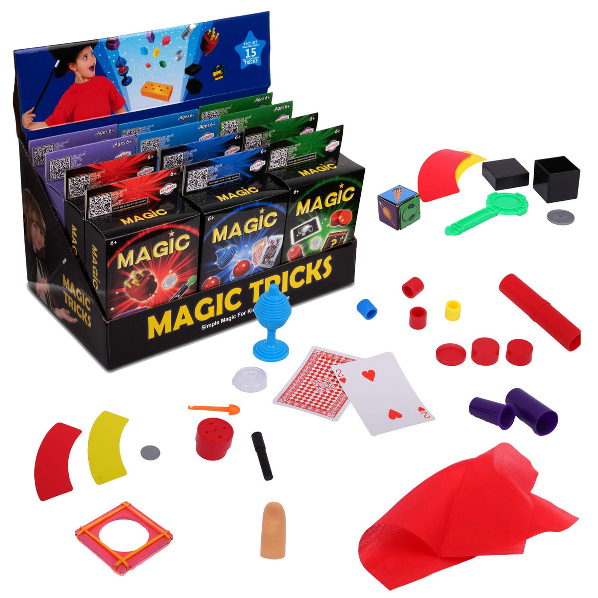 Playkidz magic trick deck for kids, easy tricks to boost confidence and fun
