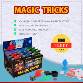 Playkidz trick props close-up, durable accessories for budding magicians