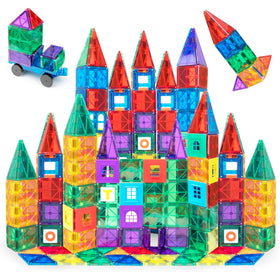 Playmags group-build-play encourages cooperative learning during shared projects.