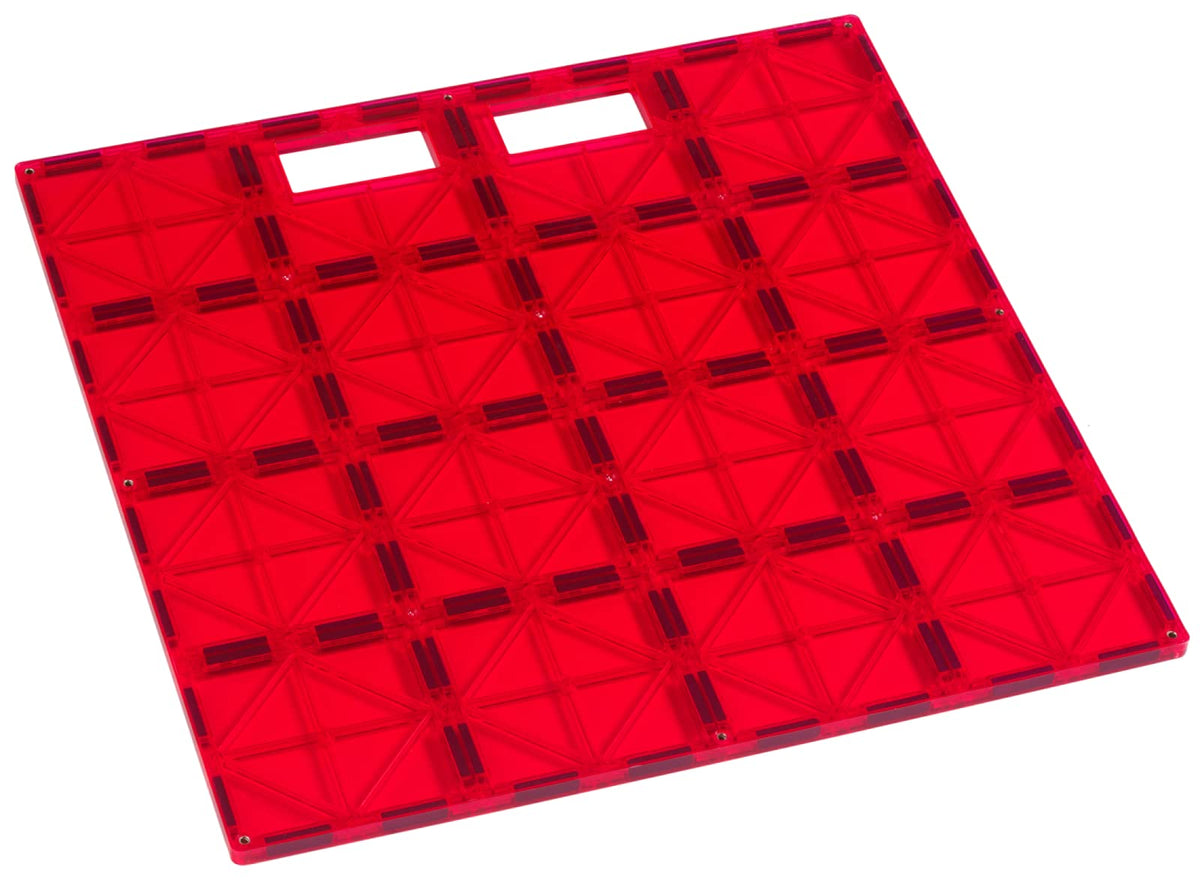 Playmags stabilizer tile 12x12 with carrying handle for stable, portable builds