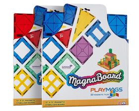 Durable Playmags stabilizer tile withstands active, repeated play