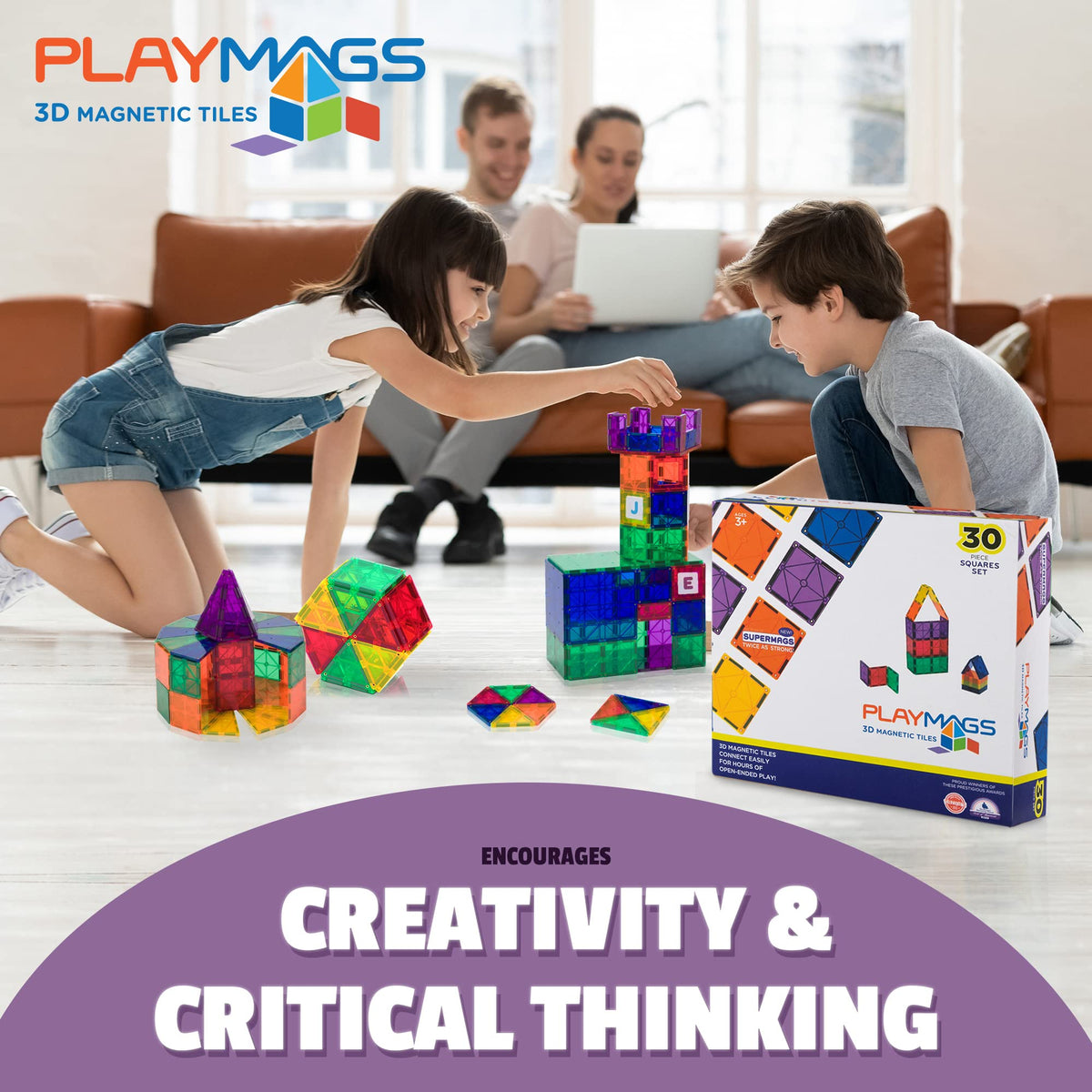 Playmags starter set building kickstarts imaginative construction and exploration.