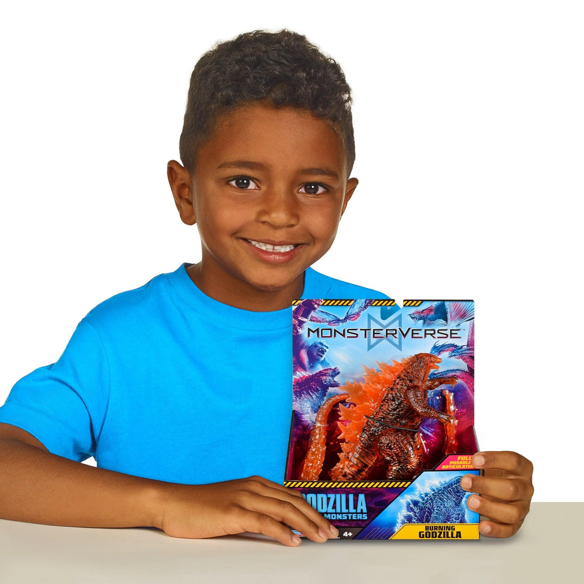 PlayMates Burning Godzilla durable 6-inch figure for kids and collectors.