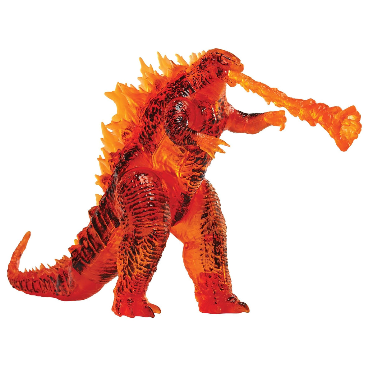 PlayMates Burning Godzilla 6-point articulation enables versatile action poses.