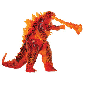 PlayMates Burning Godzilla 6-point articulation enables versatile action poses.