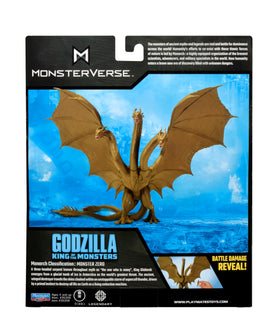 Boxed packaging image shows included card and safety notice.