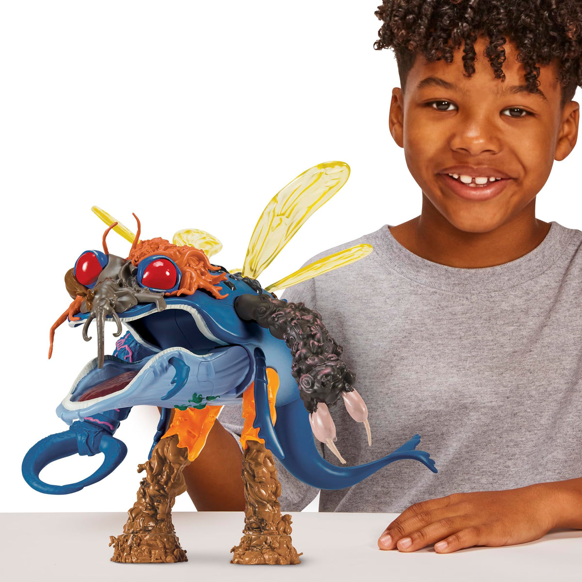 Open packaging reveals movie graphics and figure details from PlayMates.