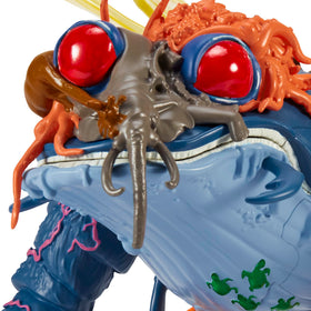 Megamutant figure with open platform packaging showcasing TMNT branding.