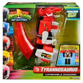 PlayMates Power Rangers Re-Ignition Megazord Tyrannosaurus Rex action figure, 6-inch poseable design