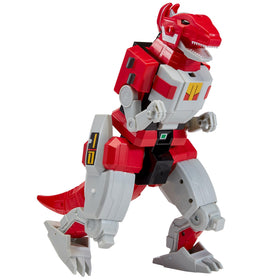 PlayMates Tyrannosaurus Rex Megazord close-up showing collectible details