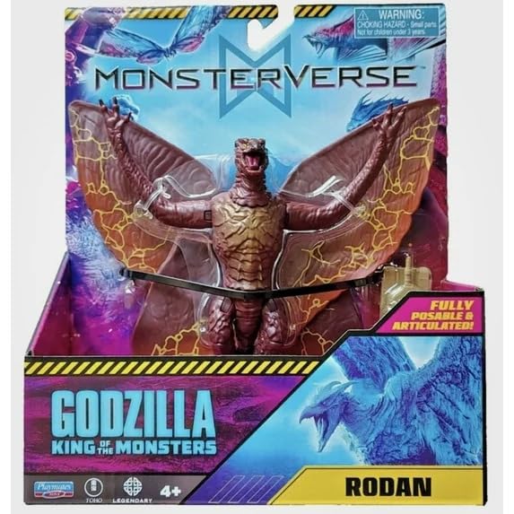 PlayMates Rodan 6-inch action figure for epic display and imaginative battles