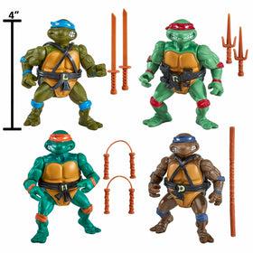 PlayMates TMNT 1987 Leonardo figure for authentic shelf presence