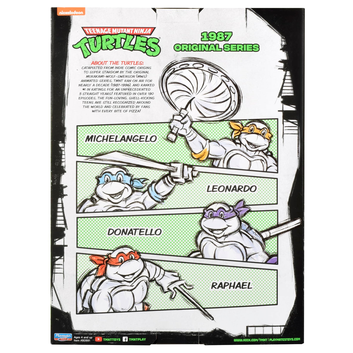 PlayMates TMNT 1987 Michelangelo figure ideal for nostalgic playtime