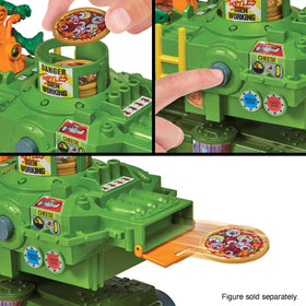 Discs loading image displaying eight discs included with the toy.