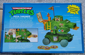 TMNT Pizza Thrower Vehicle side view ready for imaginative street missions.