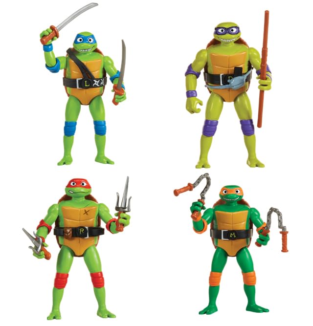 Playmates TMNT Head Droppin' Leonardo figure ready for action and display.