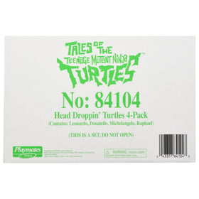 Playmates TMNT Head Droppin' figures with included weapons for authentic play.