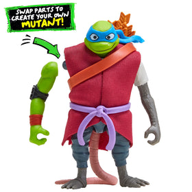 PlayMates TMNT Metalhead action figure with poseable joints for dynamic combat stances.