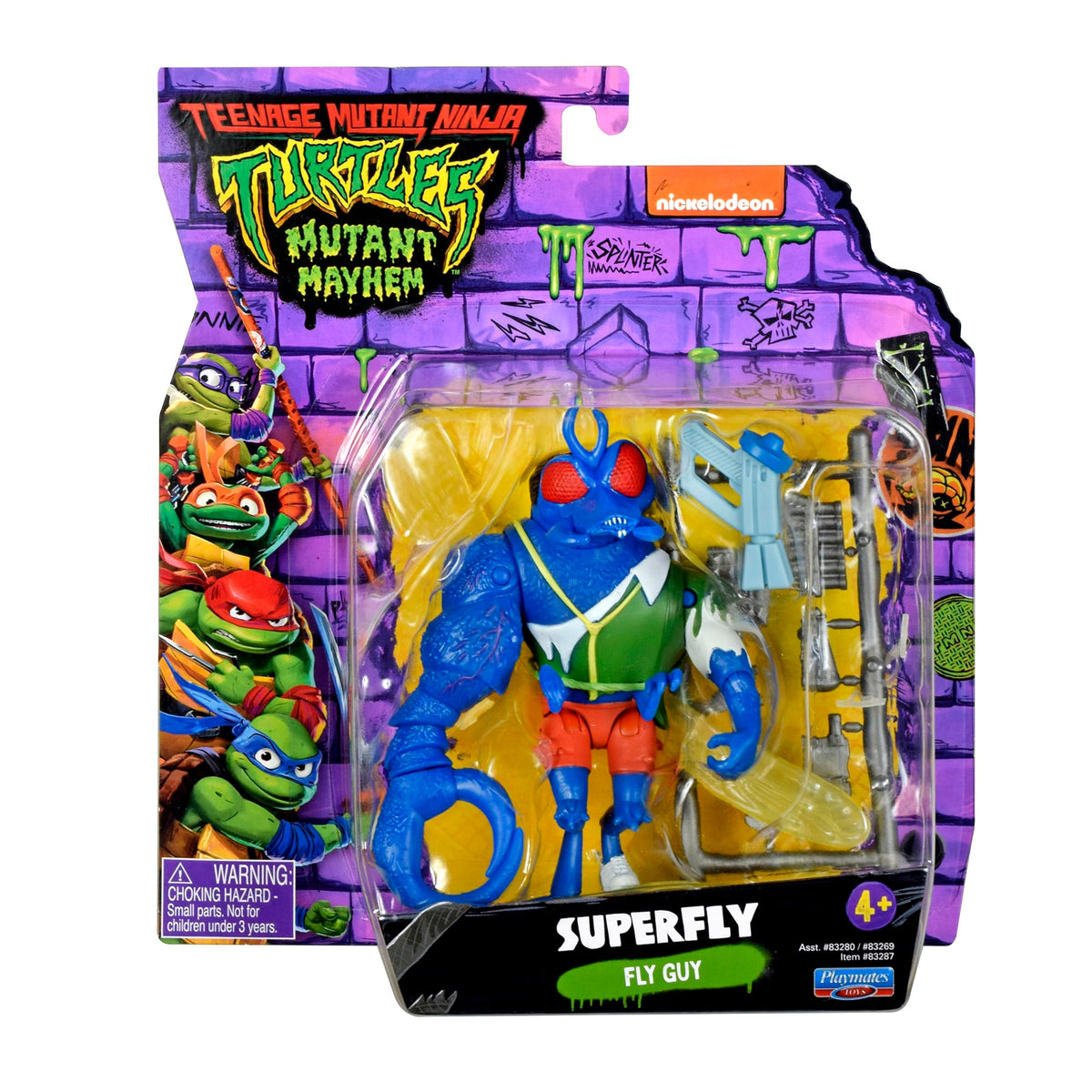 TMNT Super Fly accessories rack for dynamic battle setups